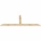 Ekena Millwork Portland Rough Sawn Timber Gable Bracket, Douglas Fir, 108"W x 40"H x 2"D x 6"F, 9/12 Pitch GBW108X40X0206POR00RDF - alternate 3